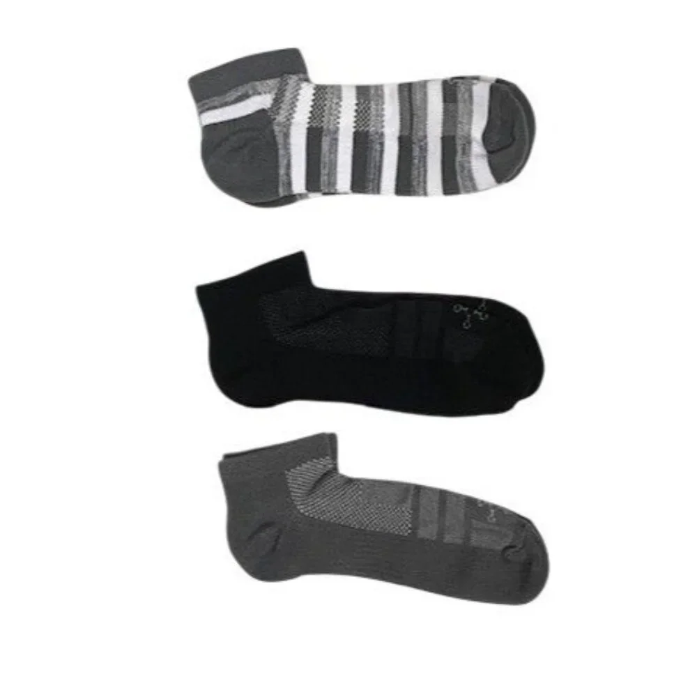 Tommie Copper 3pk SnugStay Ankle Compression Sock LARGE